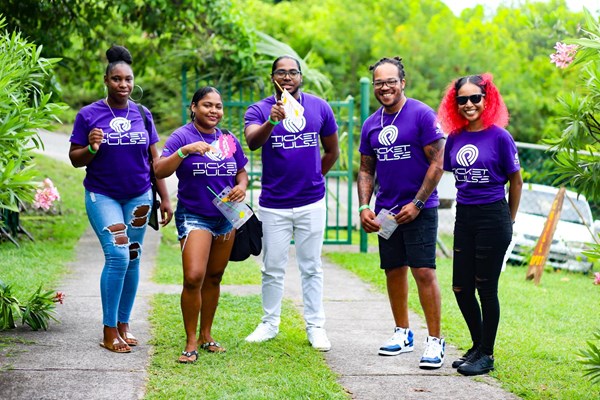 The Pulse Studios crew together on location.